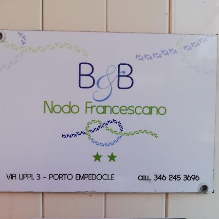 B&B Nodo Francescano Porto Empedocle Buitenkant foto